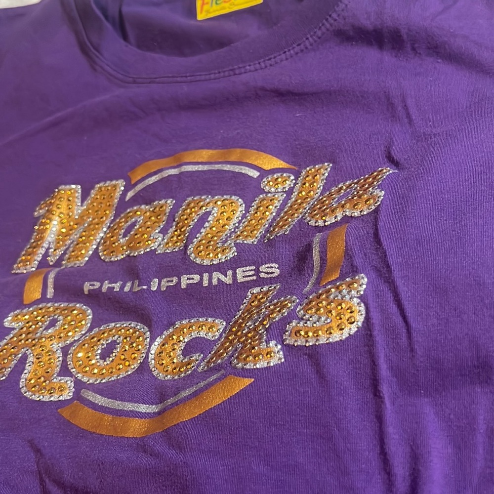 Purple, gold, silver, and orange and bronze